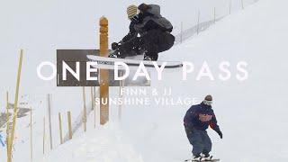 ONE DAY PASS - Finn and JJ at Sunshine Village.