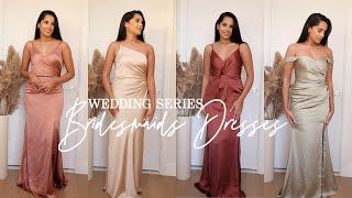 All About Bridesmaids Dresses & At Home Try-On  Wedding Series