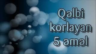 Qəlbi korlayan 5 əməl  Rəşad Hümbətov