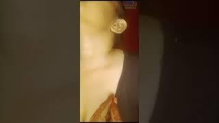 Desi Hot Girl Dance in transparent Dress showing her White Bra on Tango Live