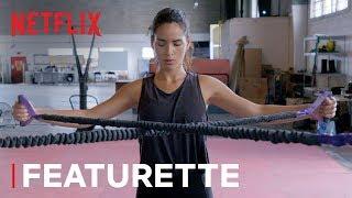 Adria Arjonas Triple Frontier Work Out  Netflix