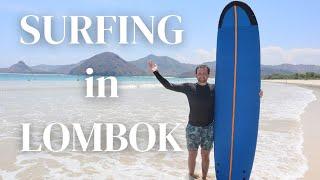 Learning to SURF in LOMBOK INDONESIA  Selong Belanak Beach