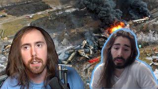 Asmongolds Take On Ohio Derailment and Americas Scary Infrustructure  MoistCr1TiKaL Reacts