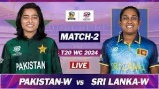 LIVE Pakistan VS Sri Lanka Women’s T20 World Cup 2024