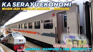 JAKARTA BANDUNG 4 JAM  Naik Kereta Api Serayu Ekonomi TIKET MURAH Rp 60 Ribuan Masih Jadi Andalan