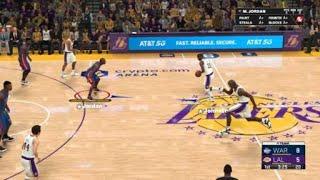 Magic Johnson Dunks Over Shaquille Oneill Nba2k23