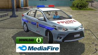 TOYOTA VIOS x POLICE PATROL  BUSSID MOD 2023