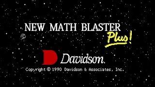 NEW MATH BLASTER Plus 1990 - DOS