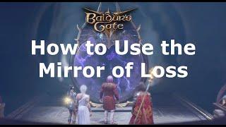 How to Use the Mirror of Loss +2 in any stat for every charactercompanion - Baldurs Gate 3