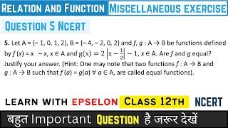class 12 chapter 1 miscellaneous exercise question number 5  q5 miscellaneous ch 1 class 12 
