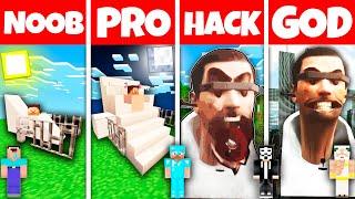 Minecraft Battle NOOB vs PRO vs HACKER vs GOD GIANT BLIND SKIBIDI TOILET BUILD CHALLENGE