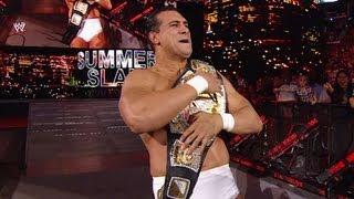 Alberto Del Rio cashes in his Money in the Bank briefcase