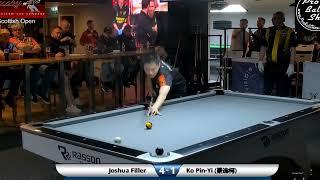 HIGHLIGHTS  Joshua Filler vs Ko Pin Yi  2024 Jacoby Scottish Open #highlightbilliardstv #9ball