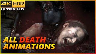 Resident Evil 3 Remake PS5™ All Enemies Death Animations + Game Over Screens 4K 60fps HDR