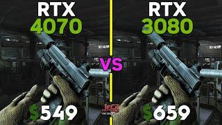 RTX 4070 vs RTX 3080  Tested in 15 games