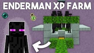 Enderman XP Farm in Minecraft Bedrock 1.21