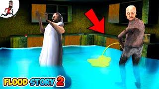 Flood in Grannys house 2  Funny Animation Granny Grandpa Ice Scream