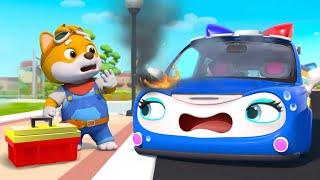 Police Cars Little Helper  Police Car  Nursery Rhymes & Kids Songs  BabyBus - Cars World