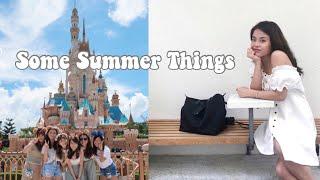 summer memories in my hometown   HK Disneyland and beach date vlog  五月快樂日記：香港迪士尼 + 下長沙沙灘
