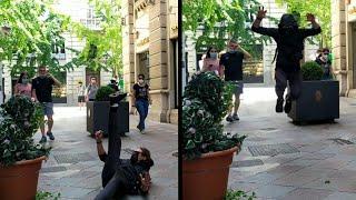 Funniest MALE reactions de Bushman Prank Compilation