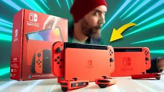 New Nintendo Switch OLED Mario Red Edition Unboxing