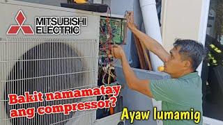 COMPRESSOR OUT OF CONTROL  NOT COOLING  MITSUBISHI ELECTRIC