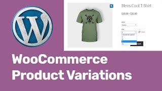 WooCommerce Product Variations Attributes Tutorial  Add Colors Size Image For Variable Products