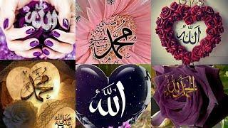 Best 30 pictures Allah Name#Mohammad Names#Allah dp images