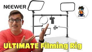 The Ultimate Overhead Filming Rig  Building It With The Neewer Overhead Camera Mount Rig