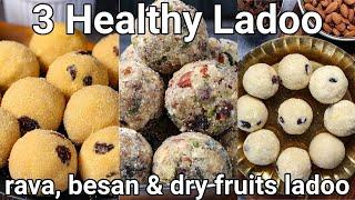 3 Easy & Quick Ladoo Recipes  3 Must Try Healthy Instant Laddu in Minutes  Instant Indian Laddu