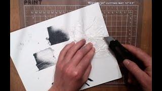 Collagraph - Making and Sealing a Plate