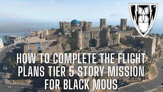 How To Complete the FLIGHT PLANS Tier 5 story mission for Black Mous  DMZ Season 4