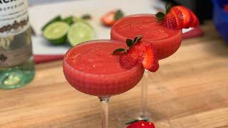 Cocktail Hour Frozen Strawberry Daiquiri