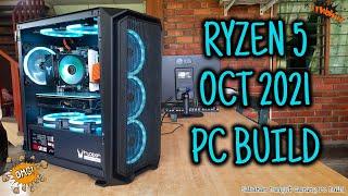Ryzen 5 1600 October 2021 Budget Gaming Pc Build  XFX R9 270X 4GB