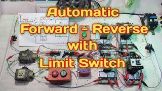 AUTOMATIC FORWARD REVERSE WITH LIMIT SWITCH Tagalog Basic Motor Control Tutorial