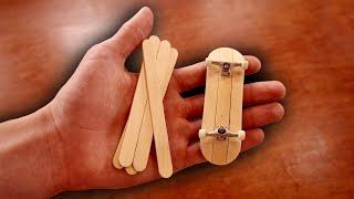 DIY POPSICLE STICK FINGERBOARD