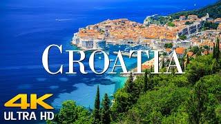 Croatia 4K ULTRA HD HDR - Scenic Relaxation Film With Calming Music  Scenic Film