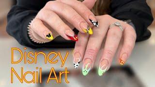 Watch Me Work Acrylic Color Change + Disney Nail Art