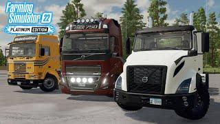 ALL NEW Volvo Trucks for Farming Simulator 22 Platinum