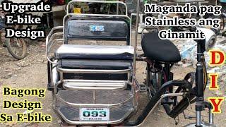 Upgrade Ebike design  Maganda pag stainless ang gamitin #diy #ebike #tricks #shortvideo #tips