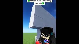 When you actually try a Minecraft tiktok build  ScorpionOp