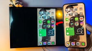 How to Screen Mirroring & Share iPhone with Smart TV 2023
