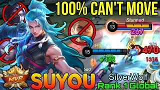 You Cant Escape Me Suyou Aggressive Gameplay - Top 1 Global Suyou by SilverWolf - Mobile Legends