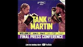 Gervonta Davis vs Frank Martin & Benavidez vs Gvozdyk  Live Final press conference & Face Off