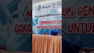 Vlog- Narasumber Canon workshop Komsos Keuskupan Ketapang Datascrip Canon.