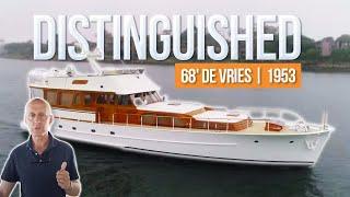 68 De Vries Classic Dutch Yacht Walkthrough