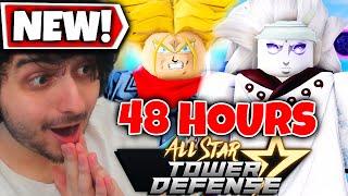 I Spent 48 HOURS and got EVEN STRONGER in All Star Tower Defense ASTD