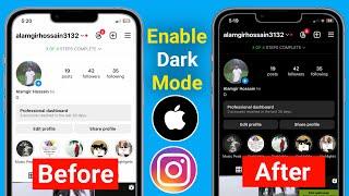 How to Get Dark Mode On Instagram iPhone 2024  How to Enable Instagram Dark Mode On IPhone