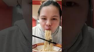 Mukbang Mie Super Pedas  #shortvideo