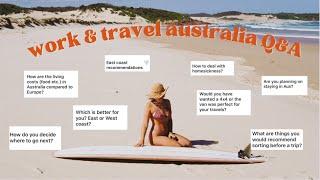 Travel & Live In Australia Q&A  Budgeting Top Destinations & Dealing With Homesickness